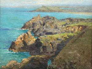 MEADE Arthur 1863-1948,A view over Clodgy to Porthmeor and beyond,David Lay GB 2021-07-22