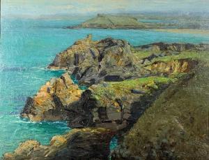 MEADE Arthur 1863-1948,A view over Clodgy to Porthmeor and beyond,David Lay GB 2020-06-11
