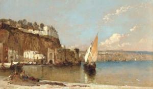 MEADOWS Arthur Joseph 1843-1907,Sorrento, Bay of Naples,Christie's GB 2005-06-16