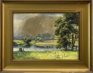 MEADOWS Chris 1883-1901,A PAIR OF LANDSCAPES,McTear's GB 2019-08-04