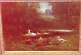 MEADOWS Christopher 1863-1947,DUCKS ON THE LAKESIDE,McTear's GB 2012-05-01