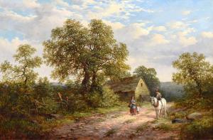 MEADOWS Edwin Long 1854-1901,Chat by the Wayside,Peter Wilson GB 2023-04-06