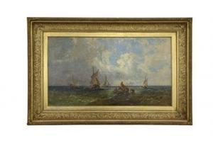 MEADOWS James A 1800,Fishing Vessels at Sea,Simon Chorley Art & Antiques GB 2009-10-22