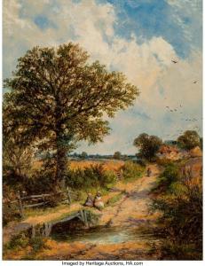 MEADOWS James Edwin 1828-1888,A Sussex lane,1875,Heritage US 2023-12-07