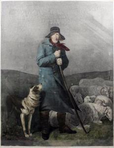 MEADOWS Robert Mitchell,An Old Shepherd in a Storm,Canterbury Auction GB 2016-02-16