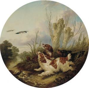 MEARNS A 1855-1864,Spaniels flushing Mallards,Christie's GB 2007-11-28