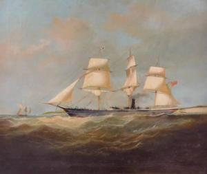 MEARS George 1826-1906,maritime scene,Winter Associates US 2022-03-14