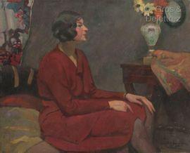 MEAUX SAINT MARC ANDRE 1885-1941,Femme assise,1930,Gros-Delettrez FR 2021-01-20