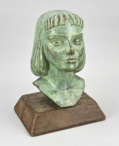 MEAUZÉ Pierre 1913-1978,female bust,1949,Twents Veilinghuis NL 2024-01-11