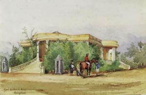 MECHAM R,View of General Bubbon's House, Bangalore,1854,Christie's GB 1999-10-05