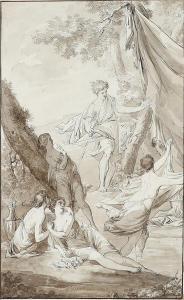 MECHAU Jacob Wilhelm 1745-1808,Mythological scene,Bruun Rasmussen DK 2023-08-07