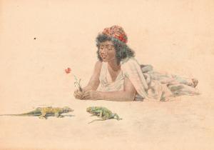 MECKEL VON HEMSBACH Adolf 1856-1893,A Bedouin girl,Palais Dorotheum AT 2022-04-20