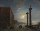 MECKLENBURG LOUIS 1820-1882,VENICE BY MOONLIGHT,1859,Sotheby's GB 2014-01-31