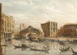 MEDICI Pietro 1900-1900,The Rialto Bridge, Venice,Bonhams GB 2005-04-05