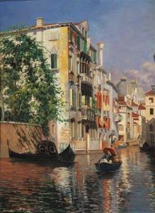 MEDICI Pietro 1900-1900,Venetian canal,Mallams GB 2010-06-30