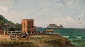 MEDINA DIAZ MANUEL 1881-1955,Playa de Zarauz,1946,Fernando Duran ES 2012-05-08