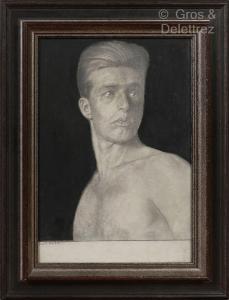 MEDIZ Karl 1868-1944,Homme en buste,Gros-Delettrez FR 2022-12-06