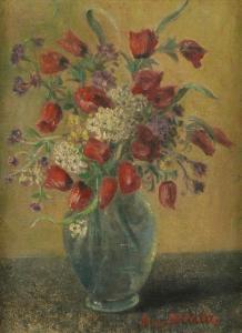 Medley Ann 1893-1989,Flowers,Tiroche IL 2023-09-20