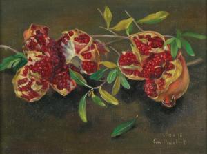 Medley Ann 1893-1989,Pomegranates,Tiroche IL 2024-04-21