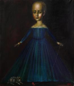MEDVEDEV Andrei 1960,Doll with Kitten,1998,Ro Gallery US 2022-08-03