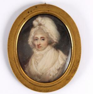 MEE Anne, née Foldstone,Portrait Miniature of a Lady,Simon Chorley Art & Antiques 2019-01-29
