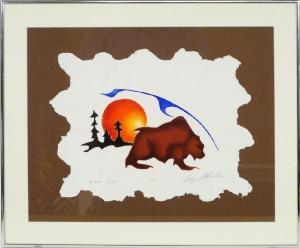meeches gary j 1957,Northern Sunset,Lando Art Auction CA 2019-05-05