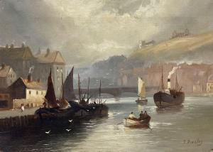 MEEGAN Walter Linsley 1859-1944,Boats in Whitby Harbour,David Duggleby Limited GB 2023-06-16