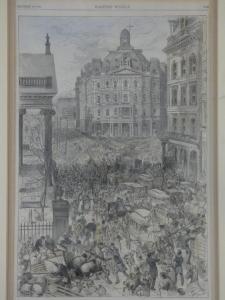 MEEKER Joseph Rusling 1827-1887,A Blockade on Broadway,1883,Criterion GB 2021-05-05