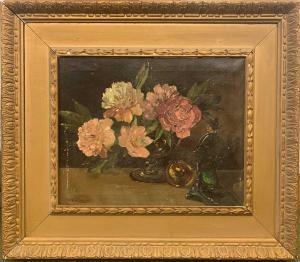 MEEKLEY Frederick George 1896-1951,A Still life with flowers,Cheffins GB 2021-03-11