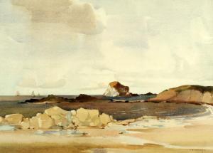 MEEKLEY Frederick George 1896-1951,Coastal scene with fishing boats,Morphets GB 2011-11-24