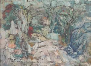 MEERT Joseph 1905-1989,Road to Town,1955,Ripley Auctions US 2023-04-29