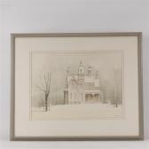 MEESE Wilbur 1920-1998,Victorian house on a snow covered hill,Ripley Auctions US 2017-05-06