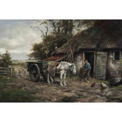 MEESTERS Dirk 1899-1950,MORNING CHORES ON THE FARM,Waddington's CA 2011-12-13