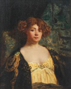 MEGE Salvador 1854,Portrait of a Red Haired Young Woman,Burchard US 2018-06-17