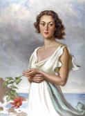 MEGYESI S. A,Retrato de Senhora,1934,Palacio do Correio Velho PT 2008-06-18