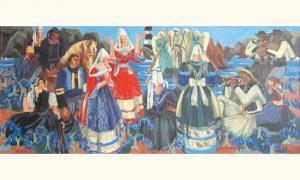 MEHEUT JUDE Maryvonne 1908-1992,“La Bretagne”,Adjug'art FR 2005-07-12