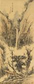 MEICHENG SHAO 1900-1900,Landschaft mit Wasserfall,Lempertz DE 2012-12-07