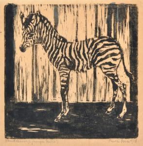MEIER Ruth 1888-1965,Junges Zebra,Schmidt Kunstauktionen Dresden DE 2018-03-24