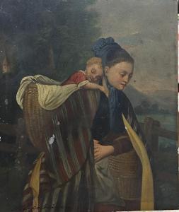 MEIERHEIM J.E 1800-1800,Continental Mother and Child,Rowley Fine Art Auctioneers GB 2016-08-31