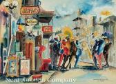 MEIERSDORF Leopold, Leo 1934-1994,Jazz in the Quarter,1974,Neal Auction Company US 2020-09-13