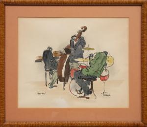 MEIERSDORFF LEO 1934-1994,Bass Trio,Neal Auction Company US 2023-01-11