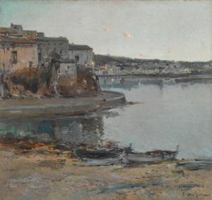MEIFREN ROIG Eliseo 1859-1940,Evening in Cadaqués,Sotheby's GB 2023-12-07
