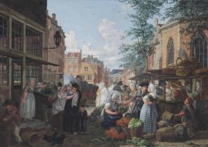 MEIJER Christoffel 1776-1813,A vegetable market,1805,Christie's GB 2013-11-20