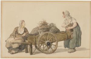 MEIJER Christoffel 1776-1813,TWO PEASANT WOMEN WITH A CART,1806,Sotheby's GB 2017-05-02