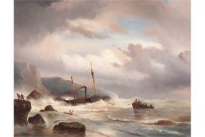 MEIJER Louis Johan Hendrik,The salvage of the steamboat,AAG - Art & Antiques Group 2015-11-16