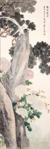 MEILING Song 1898-2003,Chrysanthemum and Two Paradise Flycatcher,Bonhams GB 2023-01-27