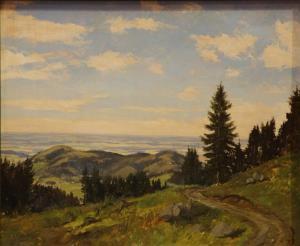 MEILINGER Lothar Rudolf 1887-1935,Blick von der Höhe in das weite Land,1930,Zeller DE 2021-03-25