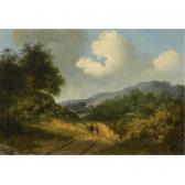 MEINERS Claas Hendrik 1819-1894,A WOODED LANDSCAPE WITH TRAVELLERS ON A TRACK,Sotheby's 2007-09-04