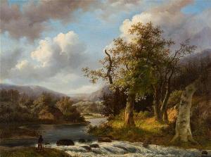MEINERS Claas Hendrik,View over the Rhine valley,1845,AAG - Art & Antiques Group 2017-11-20