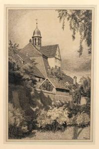 MEINHOLD Th,Ansicht Kloster Barth,1733,Mehlis DE 2016-11-17
